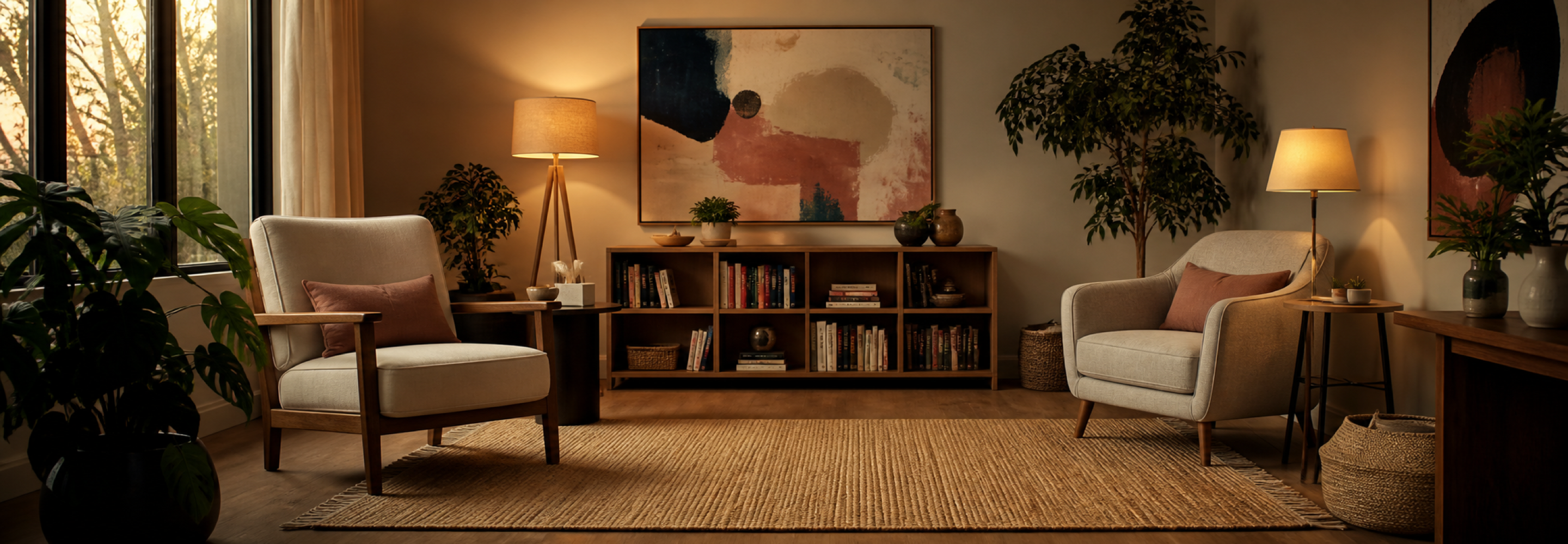 Jane Smith’s empty therapy office